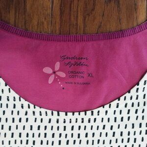 Gudren Sjoden Tunic Large Organic Cotton Cream and Black Scandi Folk Bold